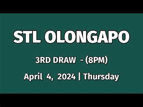 stl olongapo result today|STL Results Today Tuesday, April 02, 2024 .